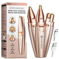 Nose Hair Trimmer 3 in1 Rechargeable Facial Hair Removal & Eyebrow Shaver O6264
