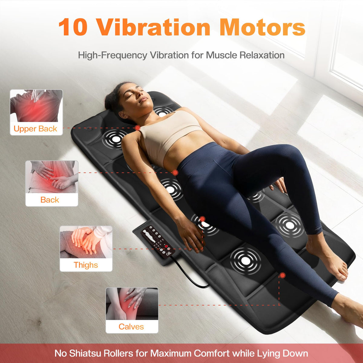 Full Body Massage Mat with Heat K5004