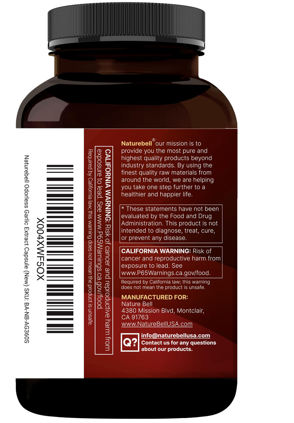Aged Garlic Extract 1,000mg 360 Odorless Softgels O4411