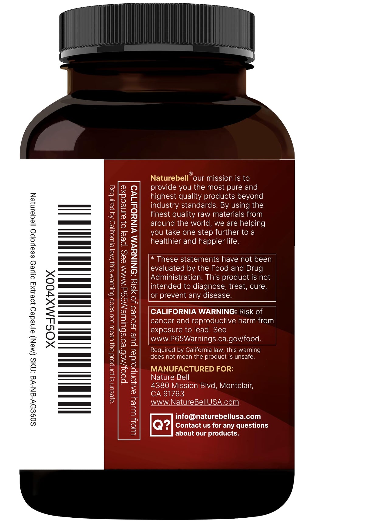 Aged Garlic Extract 1,000mg 360 Odorless Softgels O4411