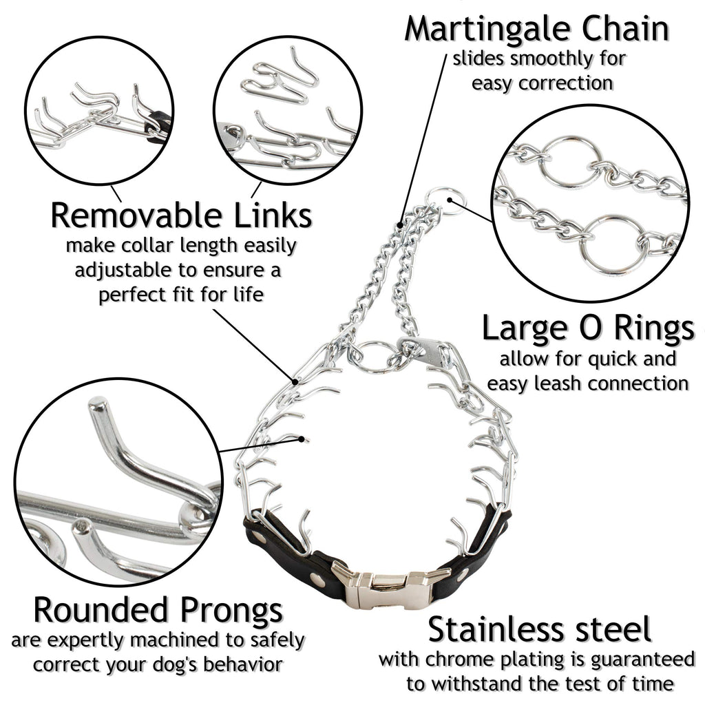 2.25mm Adjustable Prong Dog Collar J344049