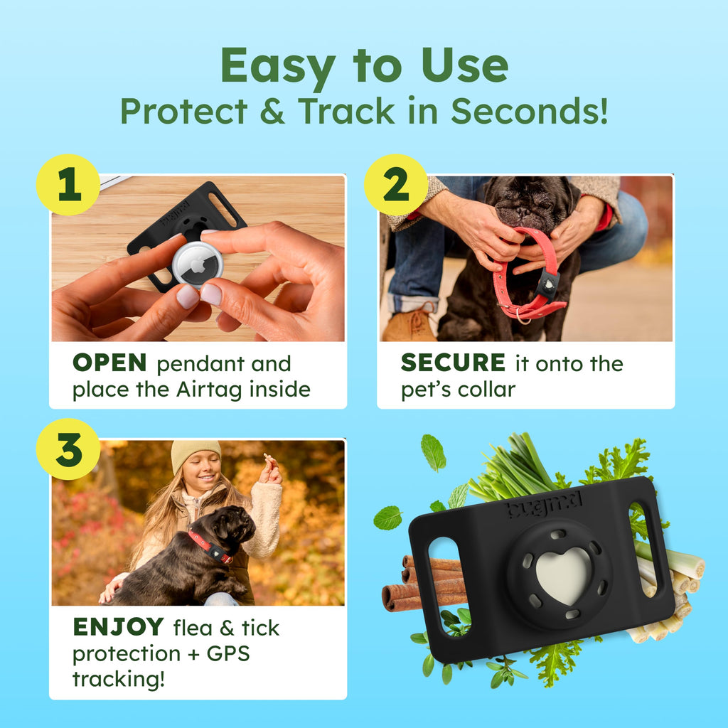 Flea and Tick Prevention Pendant for Dogs T89542