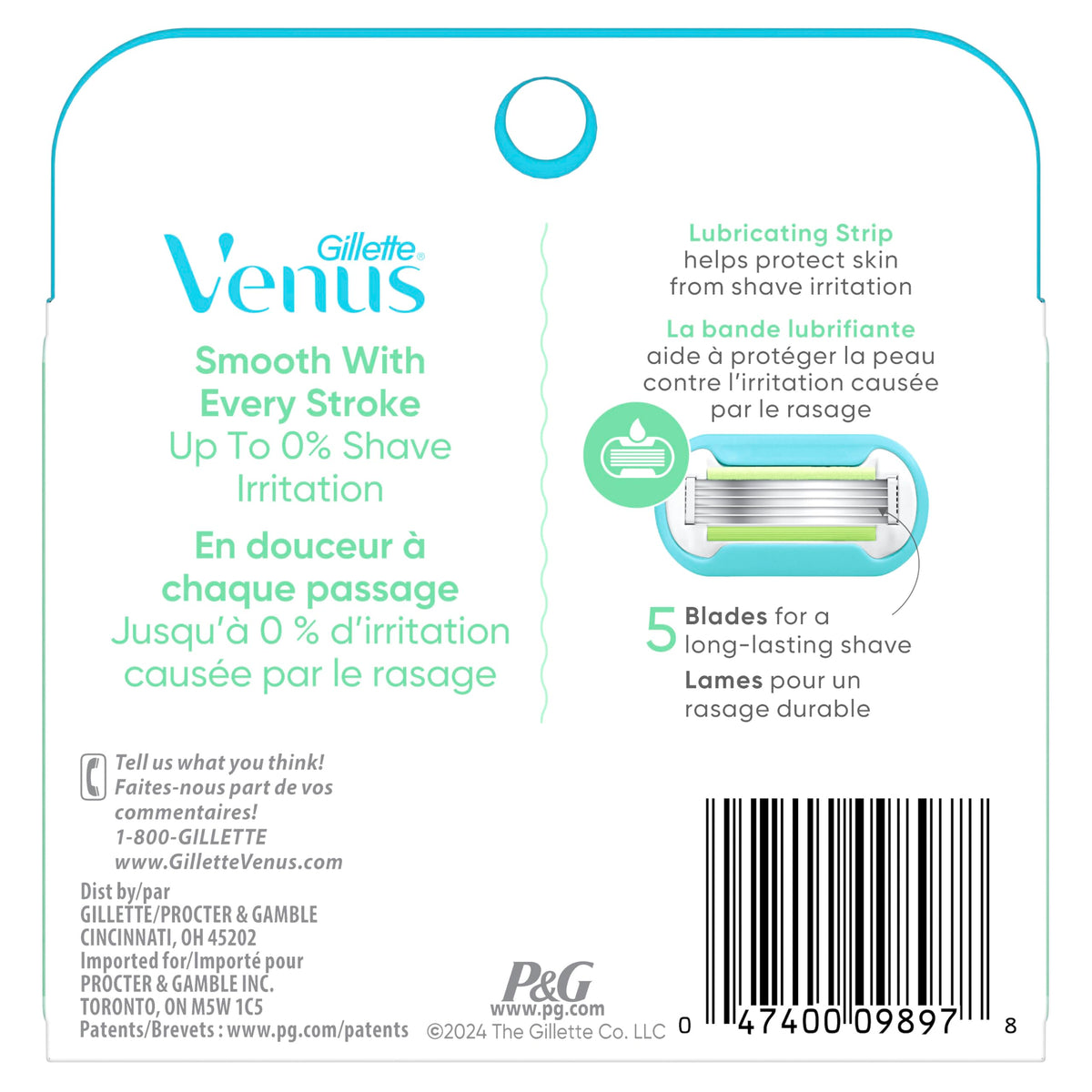 4 Count Womens Razor Blade Refills N306473