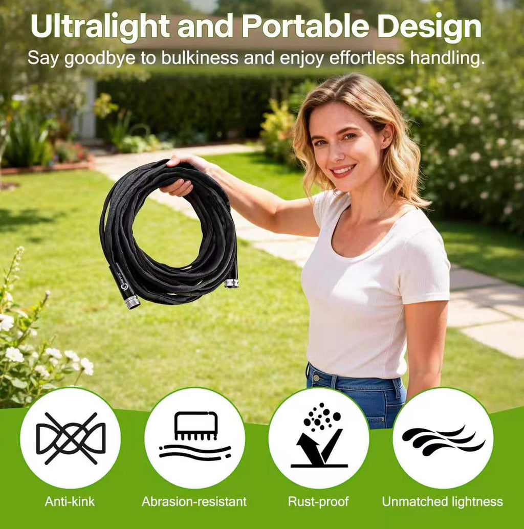 100 ft x 5/8 in Black All-Weather Garden Hose T379264