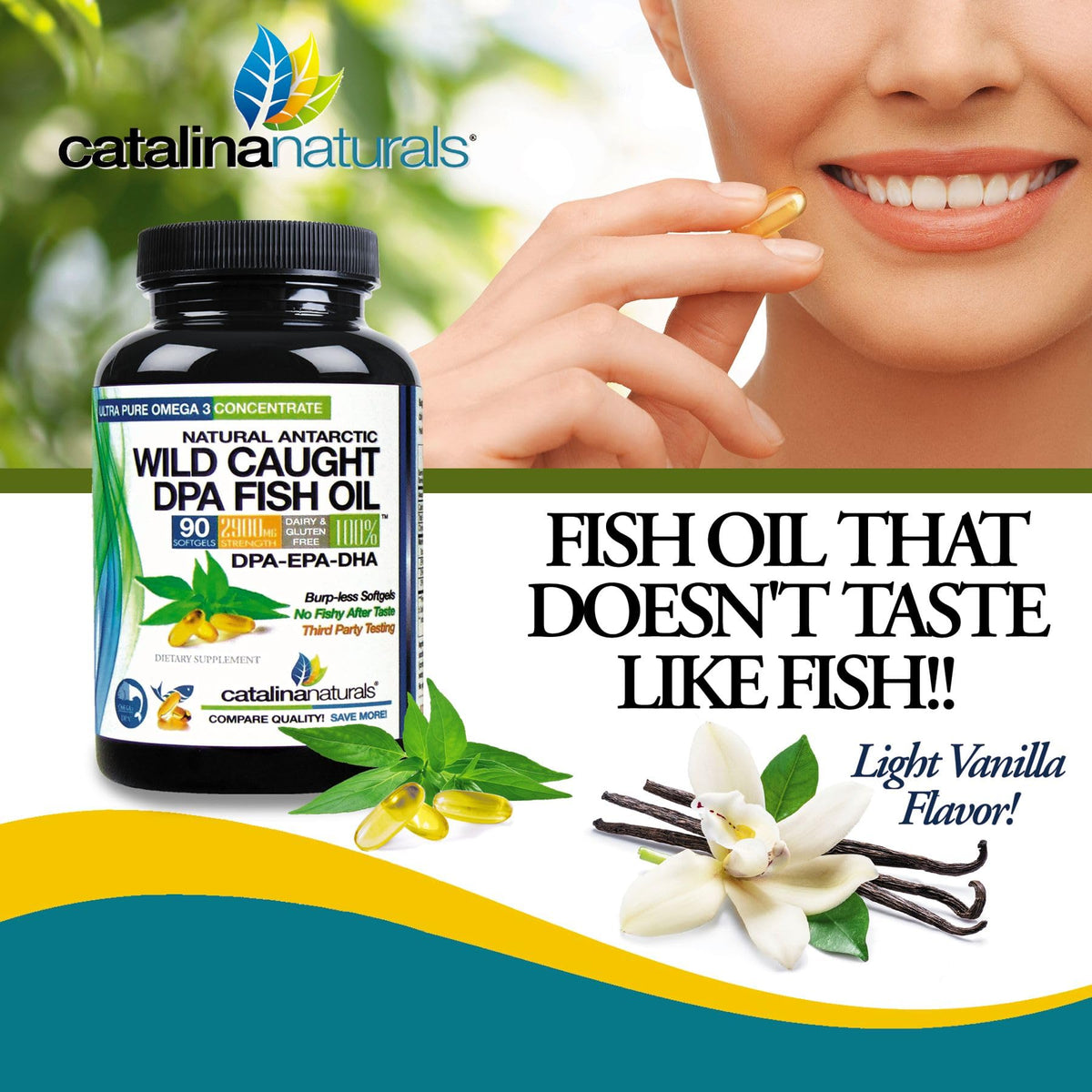 Omega-3 Fish Oil 2900 mg Softgels 90 Count B4695