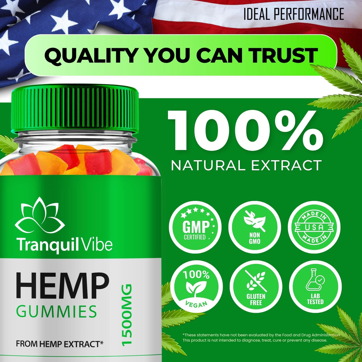 Hemp Gummies Maximum Strength All Natural 2 Pack V8839