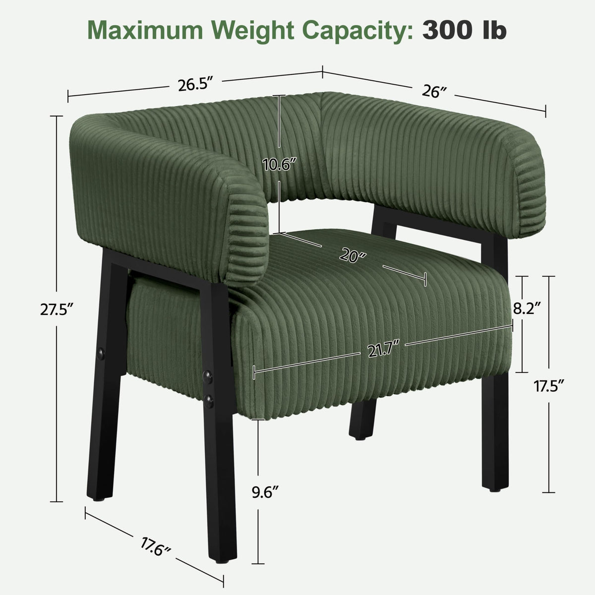 Accent Living Room Chair Set of 2 B259407