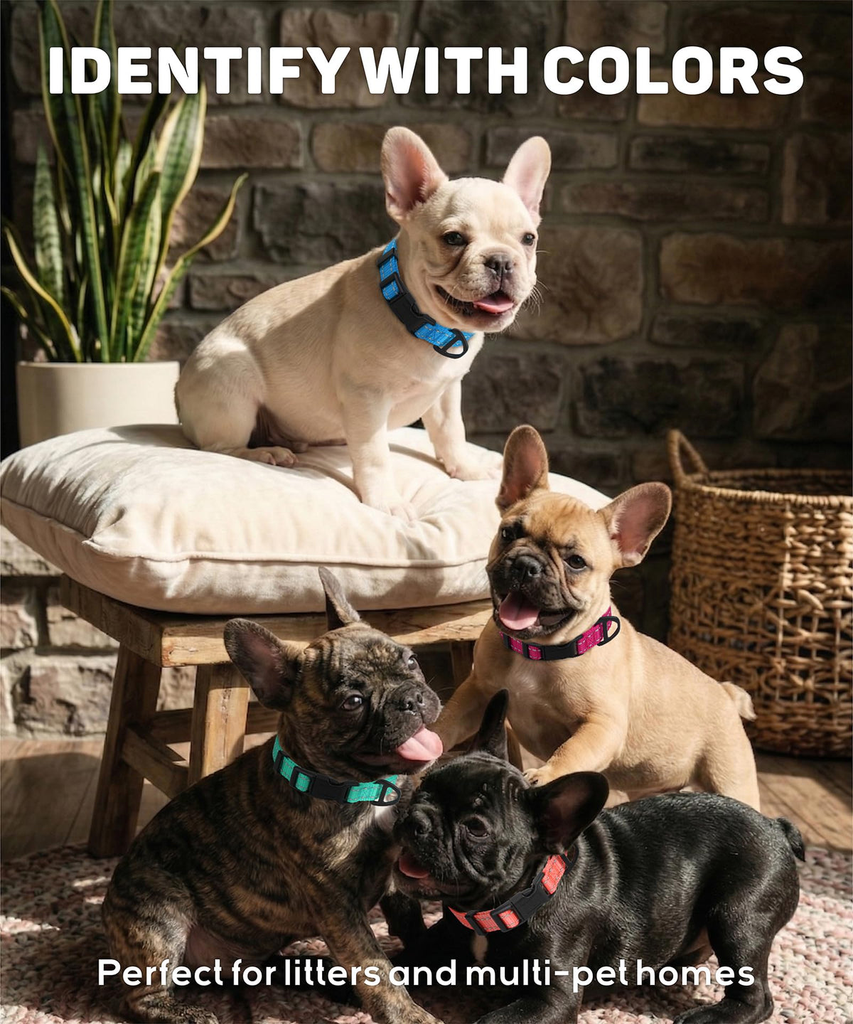 Reflective Small Dog Collar Z600