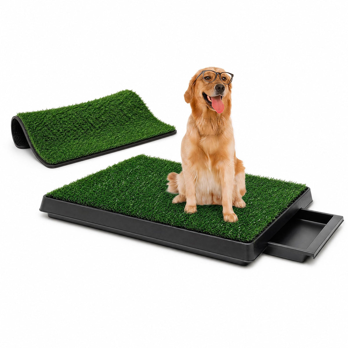 Dog Grass Pad with Tray 30 x 20 in T6776