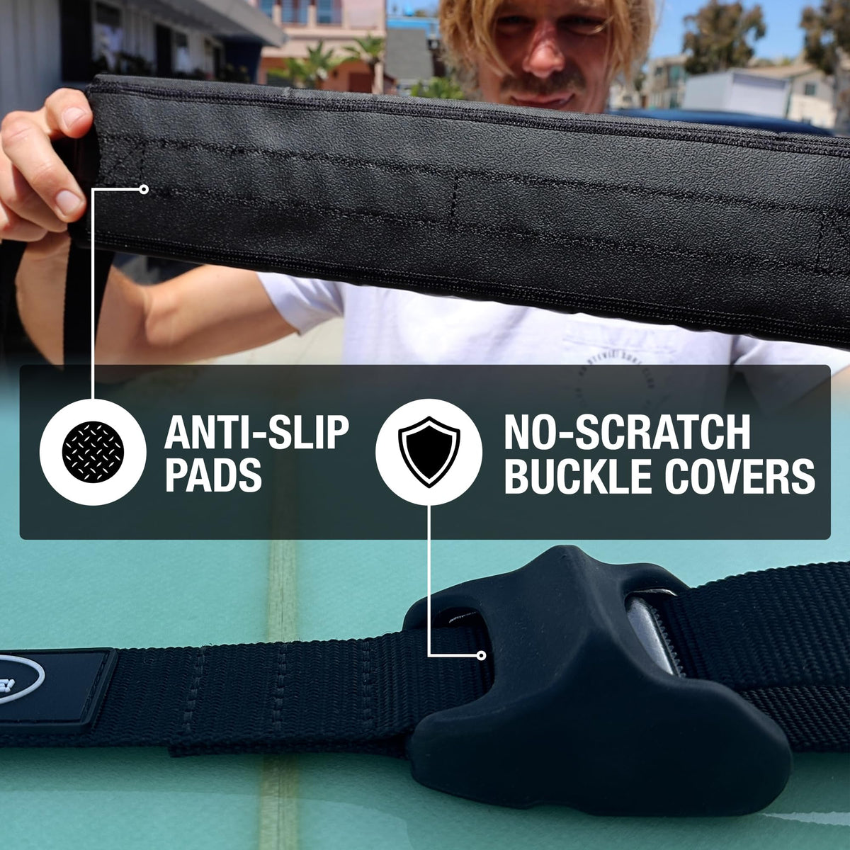 Padded Surfboard Car Racks B75421
