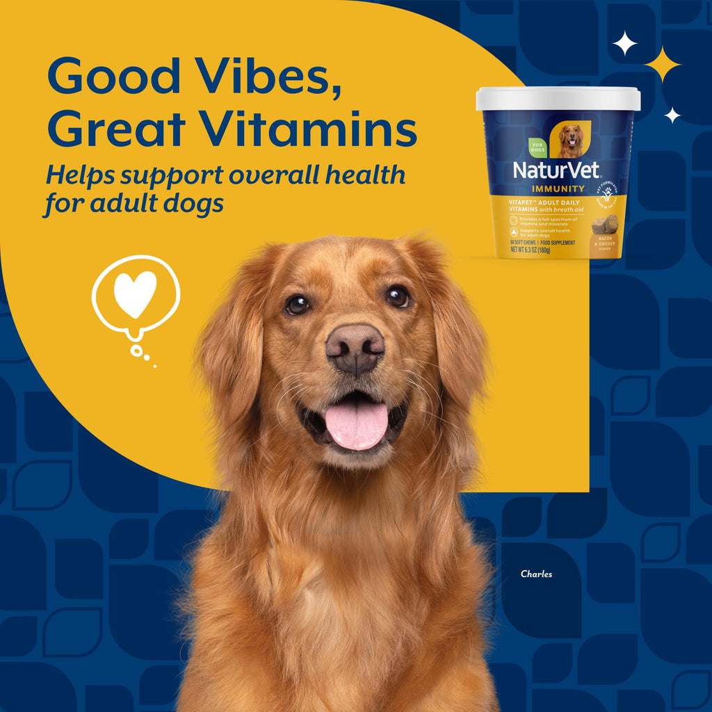 Adult Daily Vitamins with Breath Aid for Dogs 60 Ct P78390
