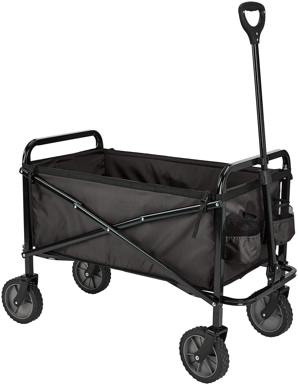 Collapsible Heavy Duty Utility Wagon 265 Pounds Capacity Black W77998