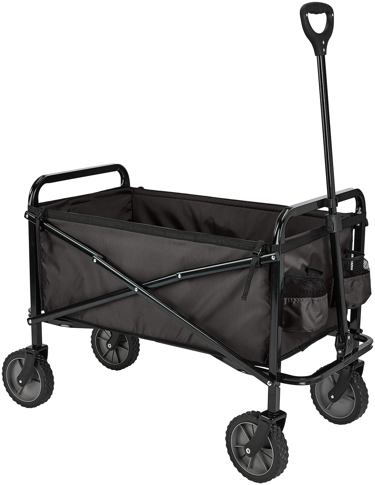Collapsible Heavy Duty Utility Wagon 265 Pounds Capacity Black W77998