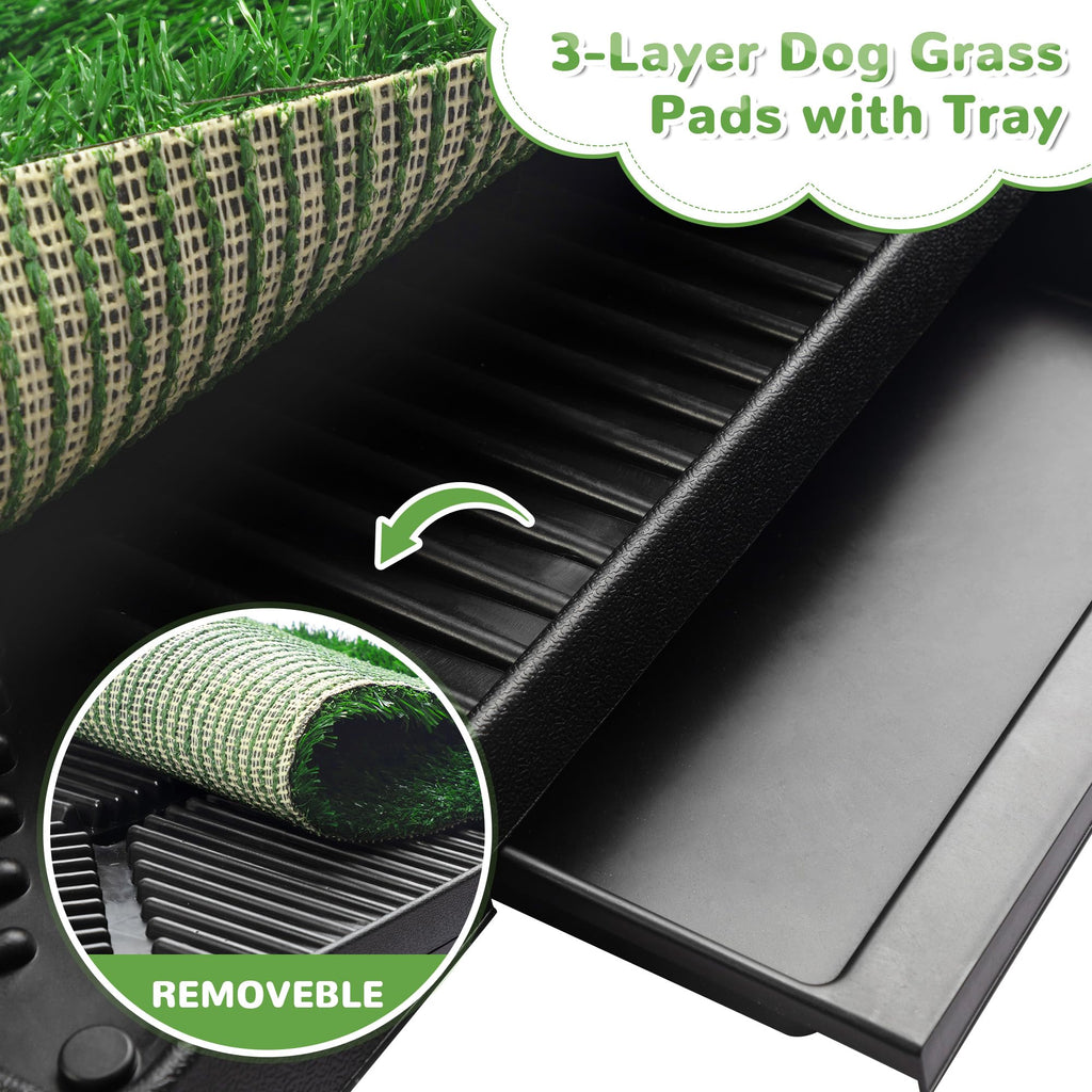 Dog Grass Pad with Tray Z42273