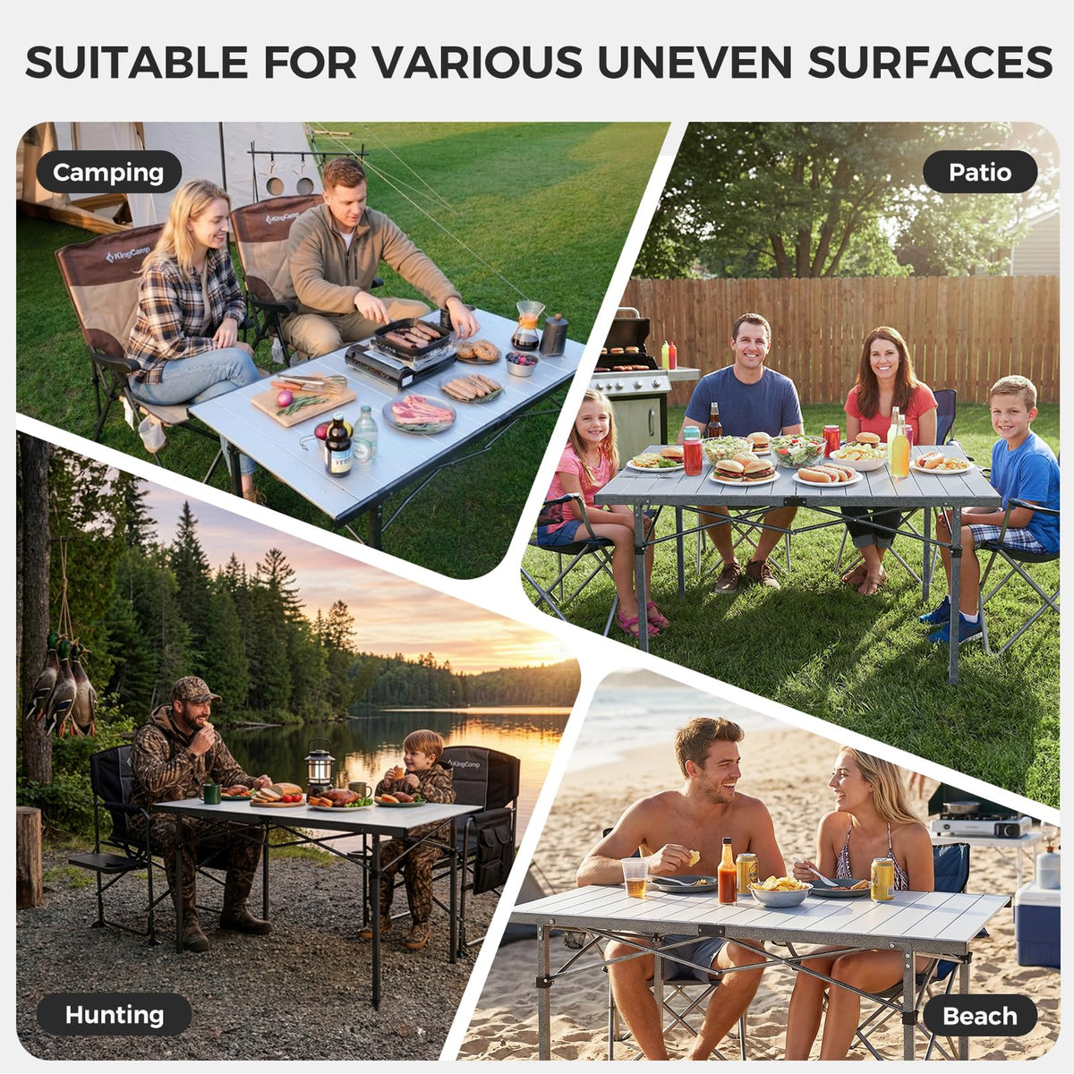 53.5" Heavy Duty Folding Camping Table C108