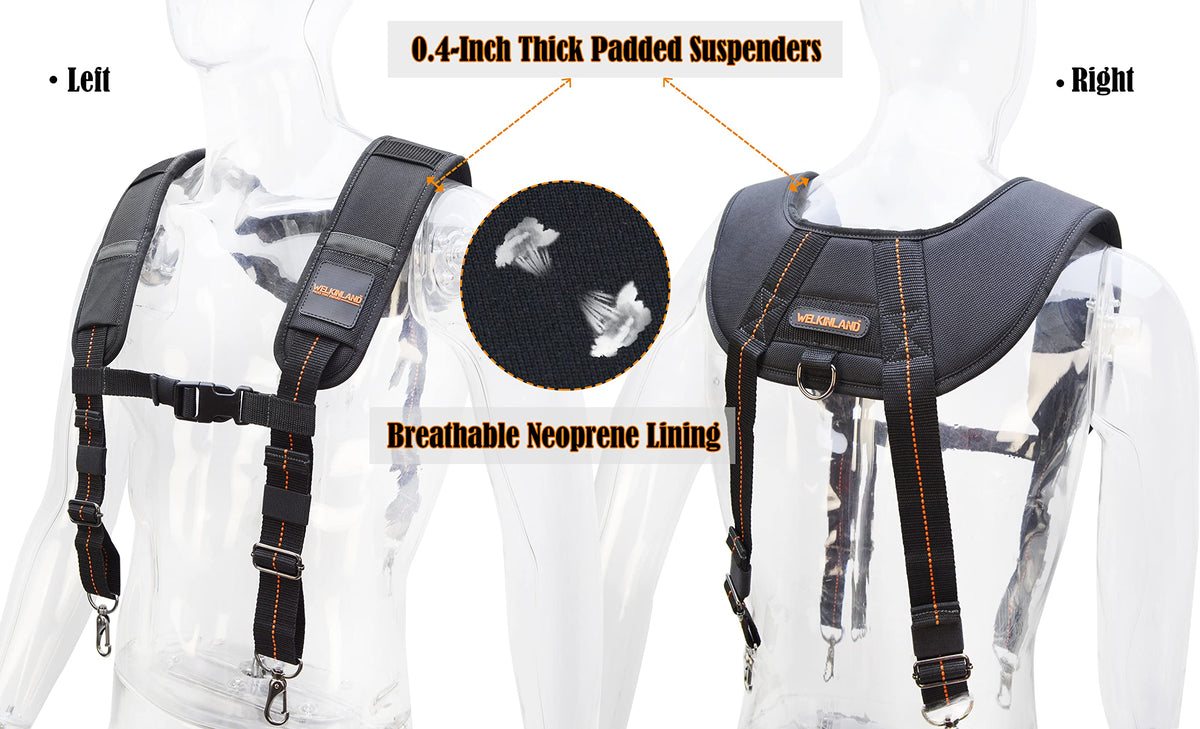 39 Pockets Tool Belts with Suspenders J1623