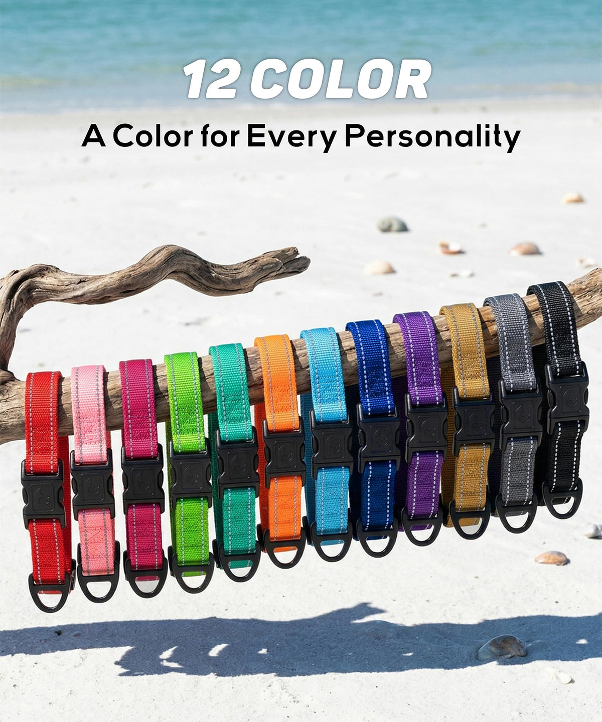 Reflective Small Dog Collar Z600