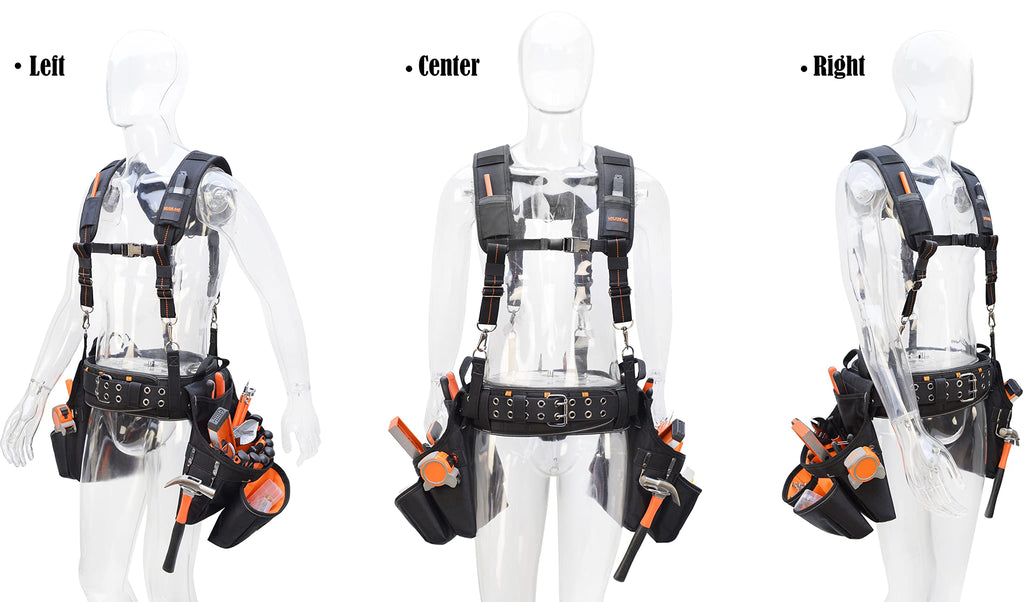 39 Pockets Tool Belts with Suspenders J1623