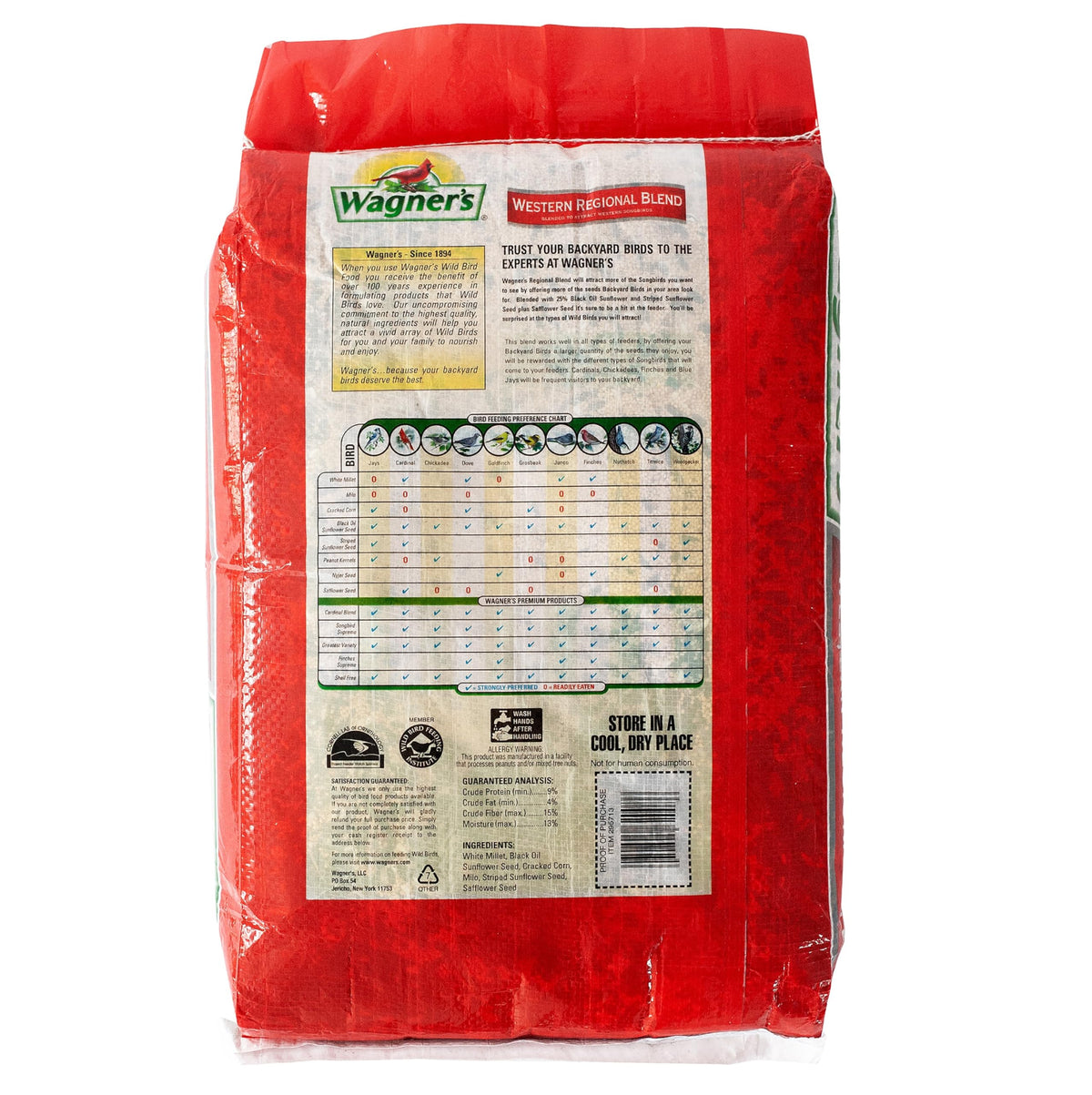 Western Regional Blend Wild Bird Food 20-Pound Bag U9858