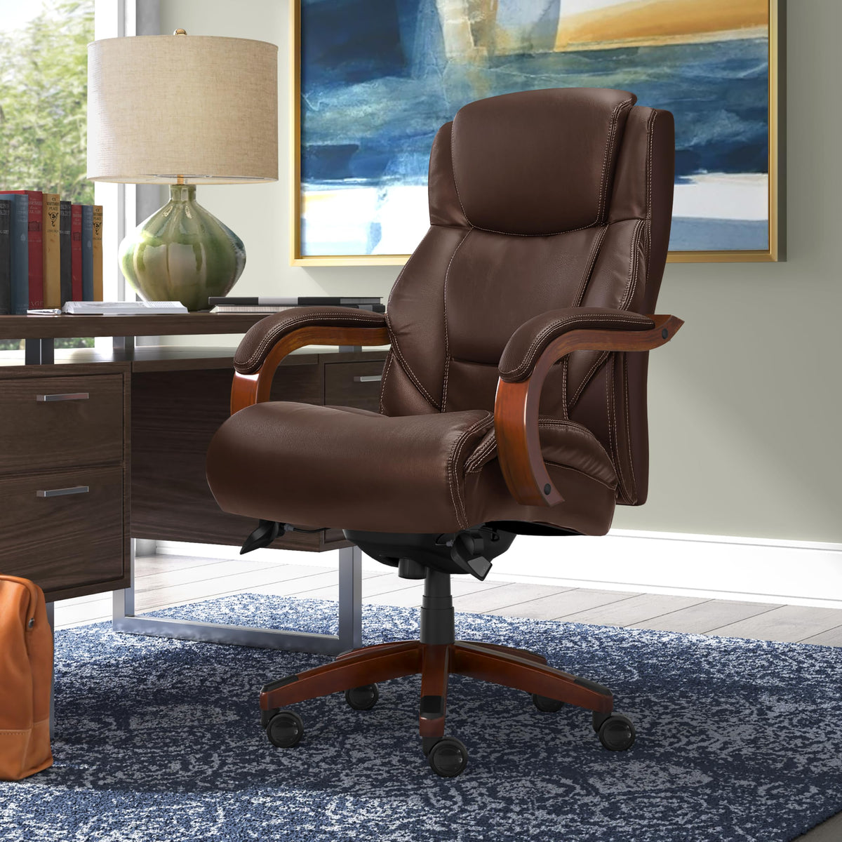 Big and Tall Leather Executive Office Chair M484