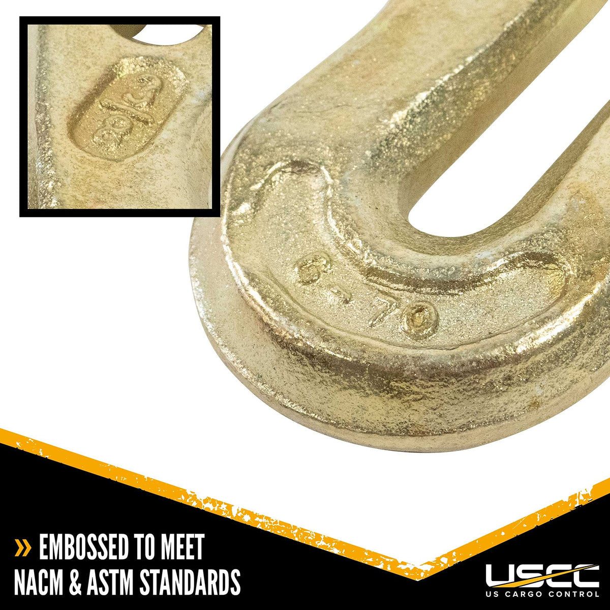 3/8 Inch Clevis Grab Hook 4-Pack Grade 70 P94552
