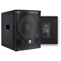 18 inch 3000W Powered PA DJ Subwoofer with Class-D Amplifier, Black O181