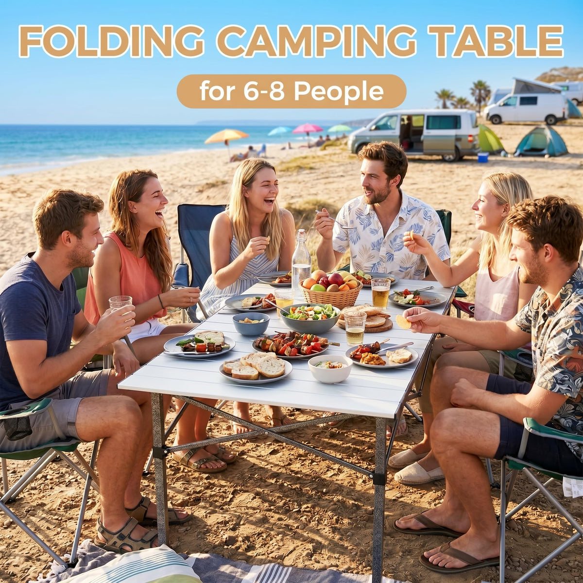 53.5" Heavy Duty Folding Camping Table C108
