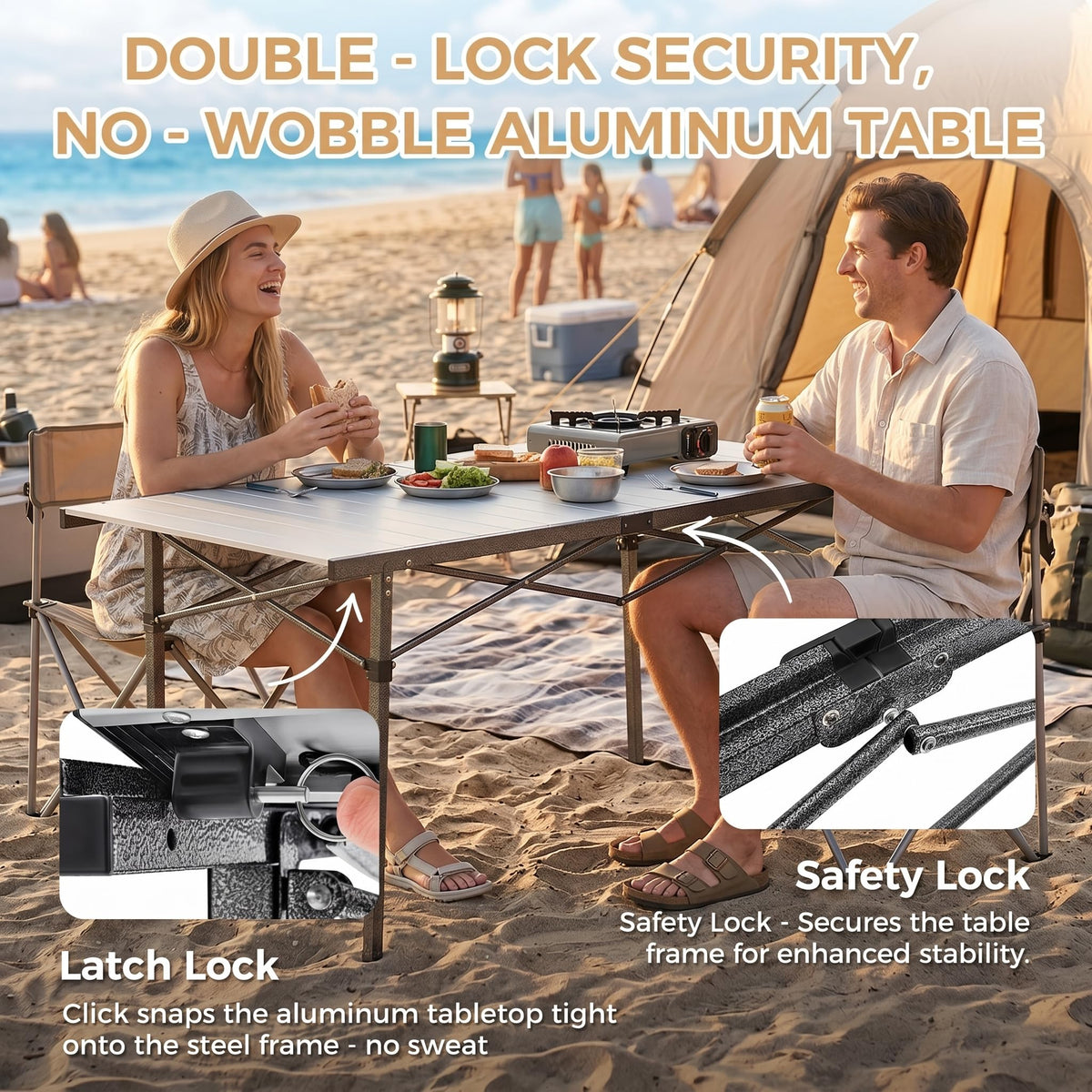 53.5" Heavy Duty Folding Camping Table C108