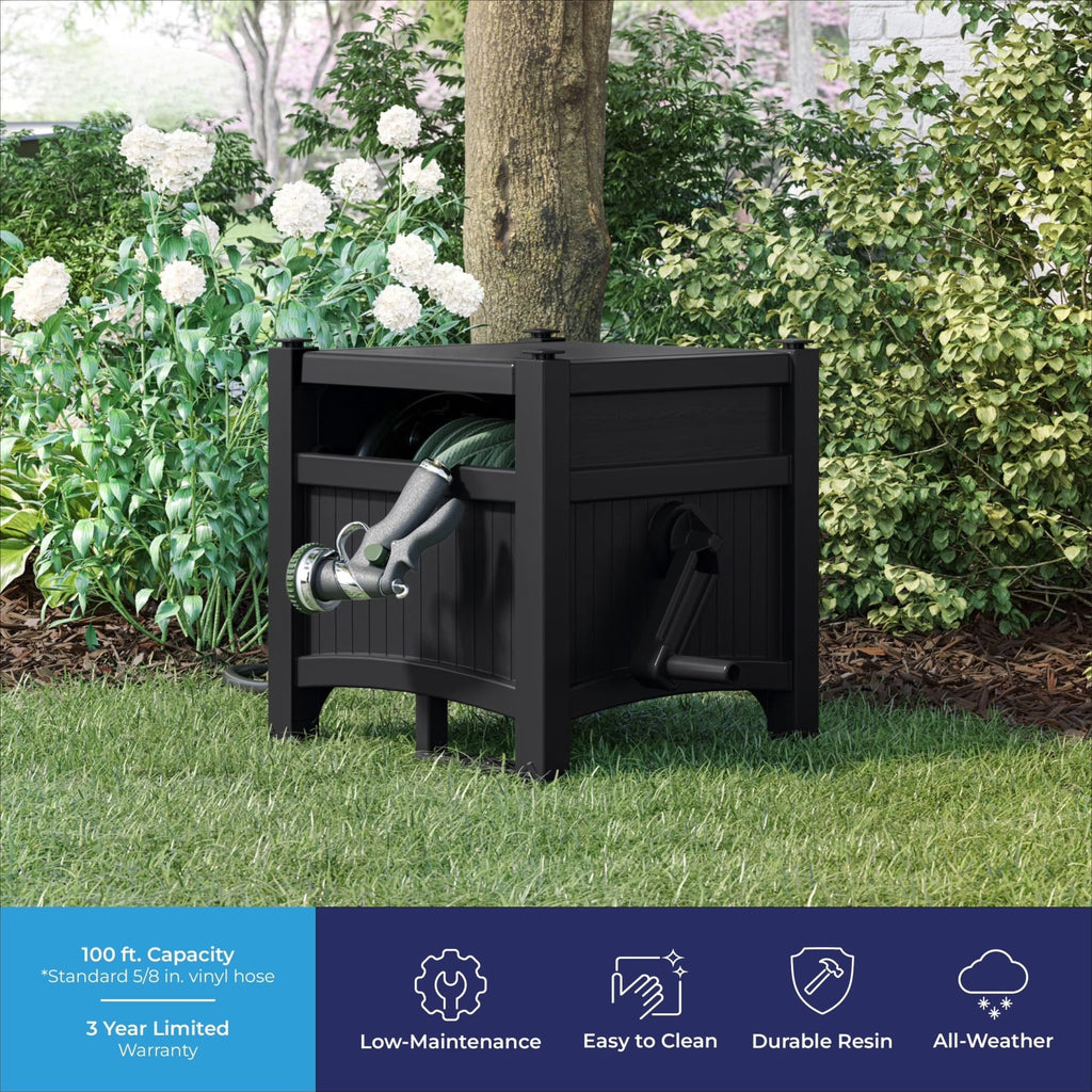Garden Hose Reel Storage Cabinet A88931