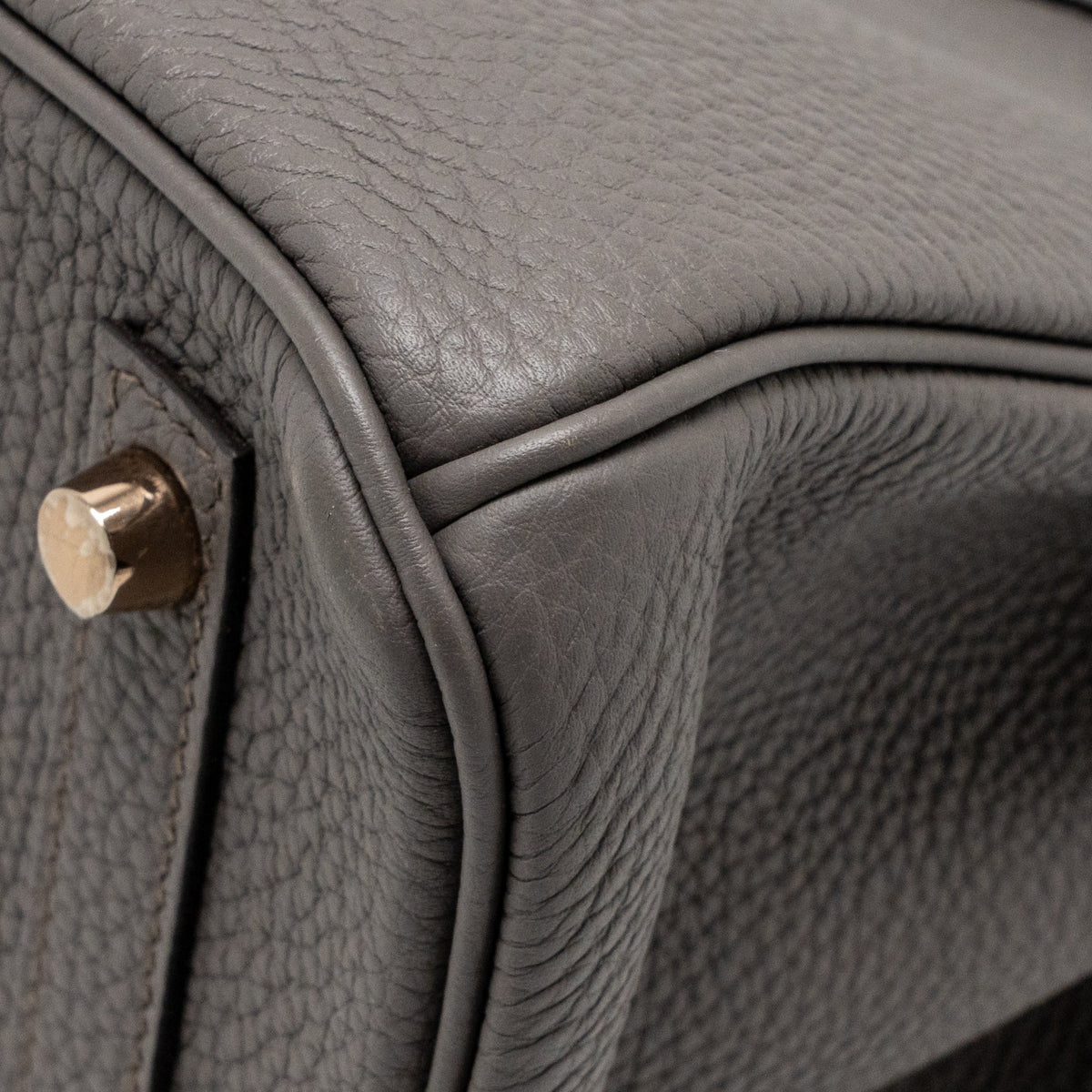 HERMES BIRKIN 30 TOGO GRIS ETAIN RGHW