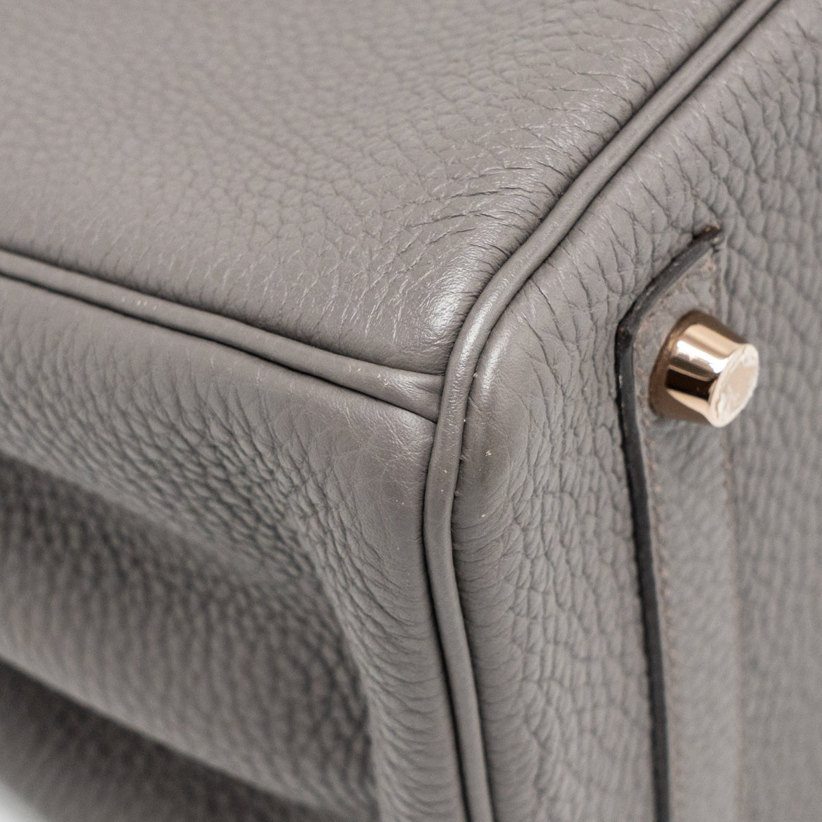 HERMES BIRKIN 30 TOGO GRIS ETAIN RGHW